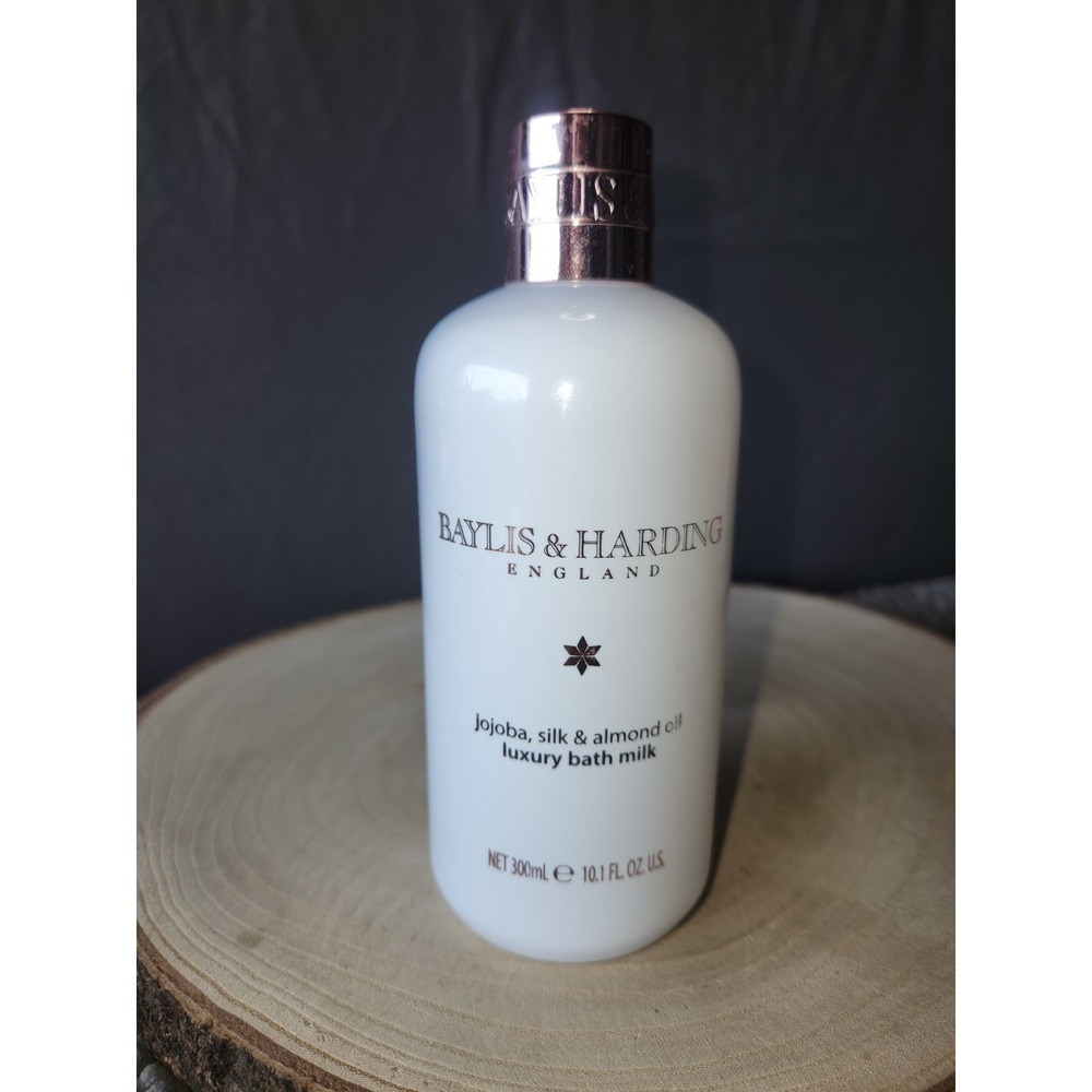 Baylis & Harding England Luxury Bath Milk Jojoba Silk & Almond‎ Oil 10.1 oz~READ